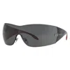 Versace Grey Shield Ladies Sunglasses Ve2054 100187 141 In Grey