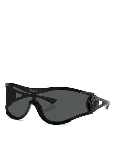 Versace Shield Sunglasses, 142mm In Purple