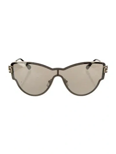 Pre-owned Versace Shield Tinted Sunglasses In Multi