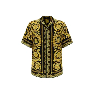 Versace Shirt In Yellow