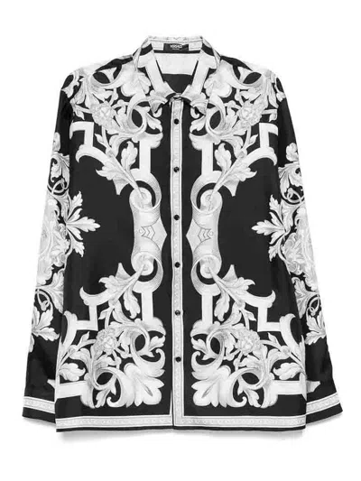 Versace Shirt In Black