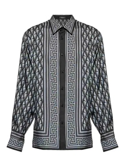 Versace Shirt In Black