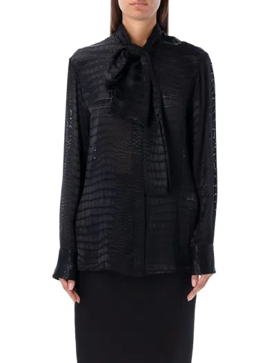 Versace Informal Shirt In Black