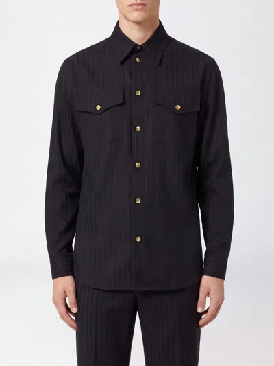 Versace Shirt Men Color Black