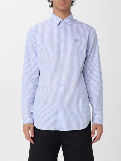 Versace Shirt Men  In Blue