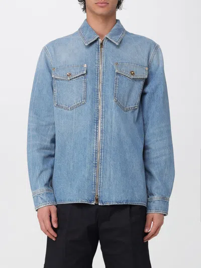 Versace Shirt Men  In Blue