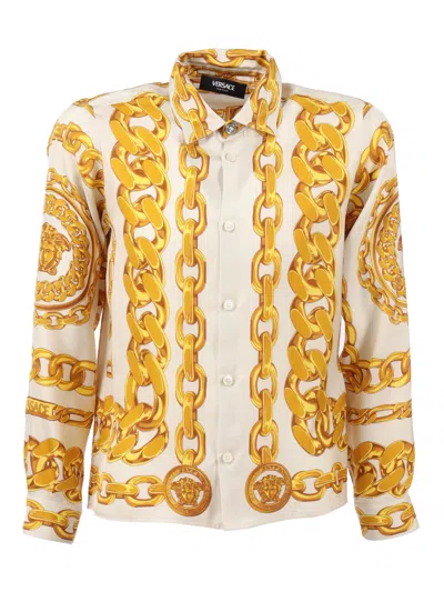 Versace Kids' Shirt In Multi