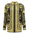 Versace Shirt With La Coupe Des Dieux Print In Multicolor