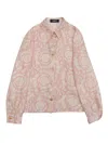 Versace Shirt In Pink