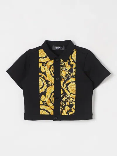 Versace Babies' Shirt  Kids Color Black In Schwarz