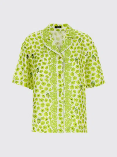 VERSACE SHIRT VERSACE WOMAN COLOR GREEN,427319012