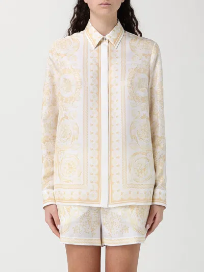 Versace Shirt Woman  In Neutral