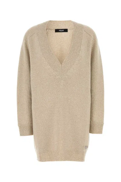 Versace Shirts In Beige O Tan