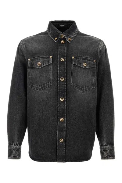 Versace Shirts In Black