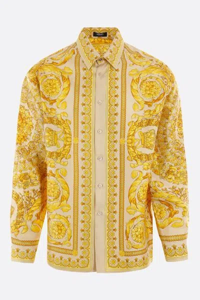 Versace Shirts In Champagne