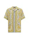 Versace Baroque Coupe Des Dieux Bowling Shirt In Multicolour