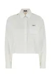 Versace White Poplin Shirt In White