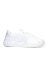 Versace Greca Sequined Sneakers In White