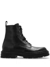Versace Chunky Sole Ankle-high Boots With Round Toe In Black