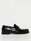 Versace Medusa Croc-effect Leather Loafers In Black