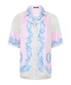 Versace Multicolor Regular Printed Shirt In Multi