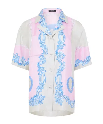 Versace Short Sleeve Shirt In White