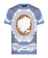Versace Short Sleeve T-shirt In Blue