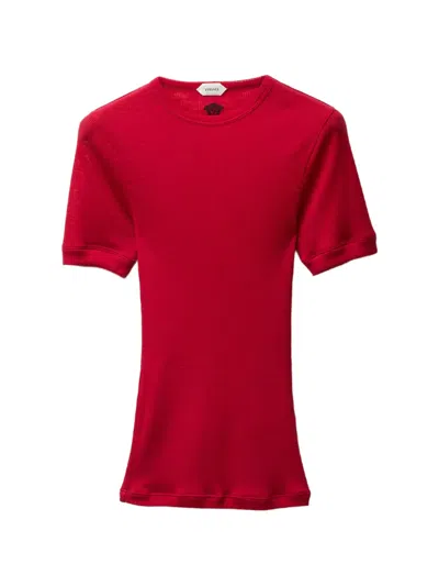 Versace Short-sleeve T-shirt In Red