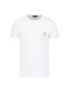 Versace Short-sleeved Crewneck T-shirt In White