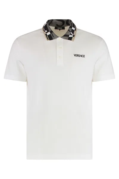 VERSACE SHORT-SLEEVED POLO SHIRT