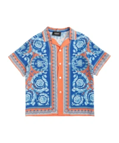 Versace Short-sleeved Shirt In Multi