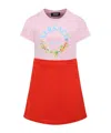 Versace Short-sleeved Skirt In Red