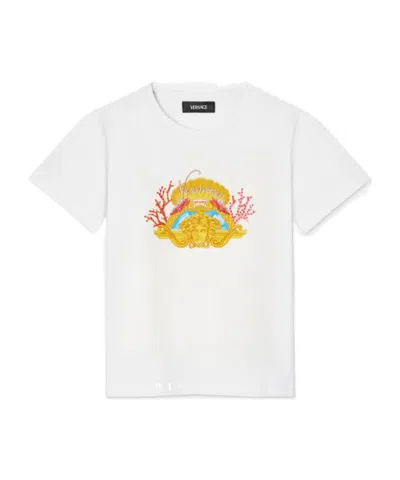 Versace Short-sleeved T-shirt In White