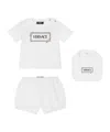 Versace Short-sleeved T-shirt, Bloomers And Bib Set
