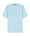 Versace Short-sleeved T-shirt In Blue