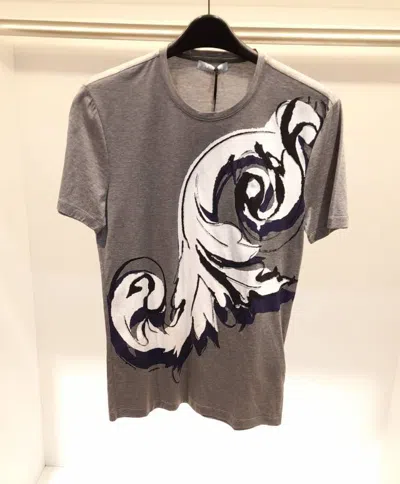Versace Short-sleeved T-shirt In Gray
