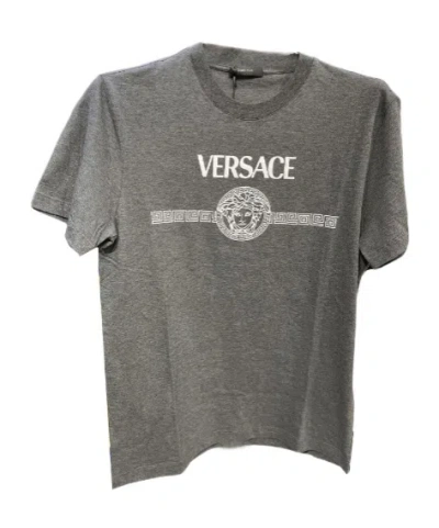 Versace Short-sleeved T-shirt In Gray