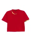Versace Short-sleeved T-shirt In Red