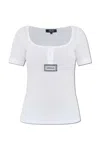 Versace Short-sleeved T-shirt In White