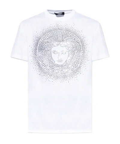 Versace Short-sleeved T-shirt In White