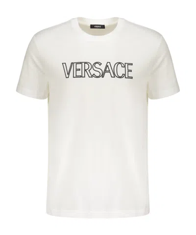 Versace Short-sleeved T-shirt In White