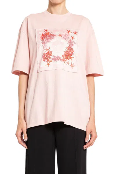 Versace Barocco Sea T-shirt In Pink