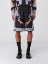 Versace Short  Men Color Multicolor In Black