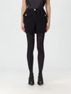 Versace Short  Woman Color Black In Schwarz