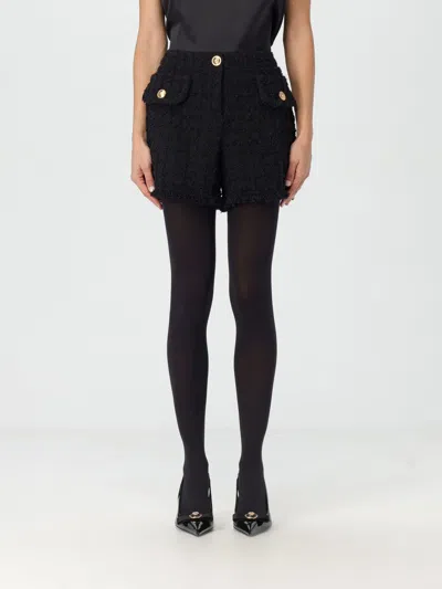 Versace Short  Woman Color Black In Schwarz