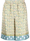 Versace Shorts In Blue