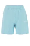 Versace 1978 Re-edition Brushed Jersey Shorts In Blue