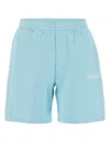 Versace 1978 Re-edition Brushed Jersey Shorts In Blue