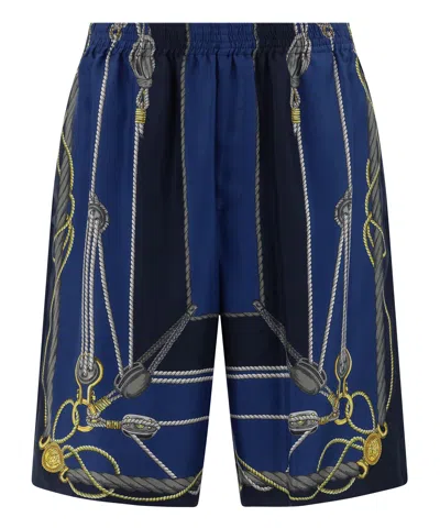 Versace Shorts In Blue