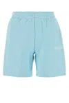 Versace 1978 Re-edition Brushed Jersey Shorts In Blue